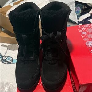 UGG Classic Black Ankle Booties